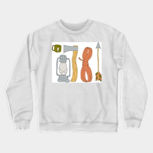 Camping paraphernalia Crewneck Sweatshirt